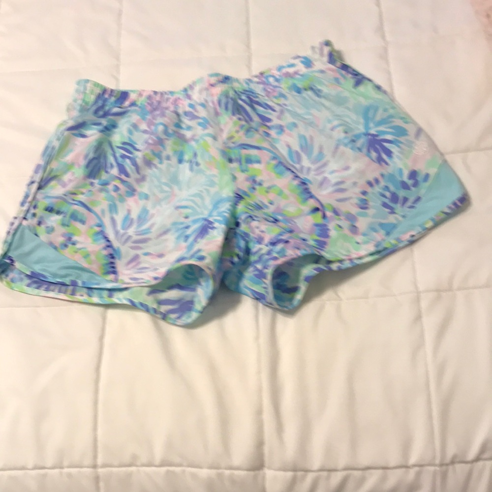 Lilly Pulitzer Luxletic shorts.